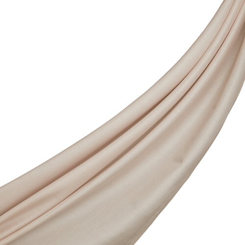 Dusty Pink Plain Cotton Silk Scarf