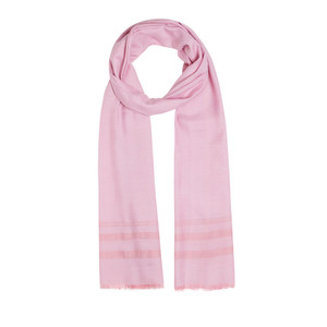 Dusty Pink Pyramid Modal Silk Scarf - Thumbnail