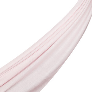 Dusty Pink Wool Silk Scarf - Thumbnail