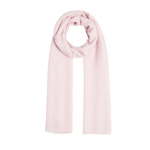 Dusty Pink Wool Silk Scarf - Thumbnail