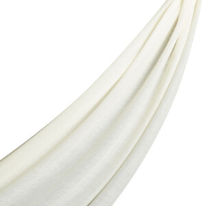 ipekevi - Ecru Plain Cashmere Prime Scarf (1)