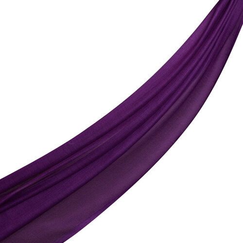 Elegant Purple Plain Modal Scarf