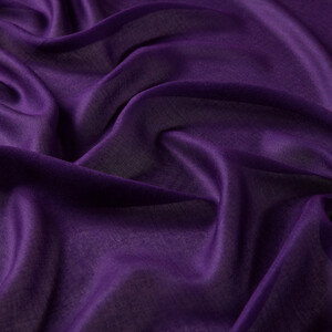 Elegant Purple Plain Modal Scarf - Thumbnail