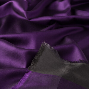 ipekevi - Elegant Purple Silk Twill Scarf (1)