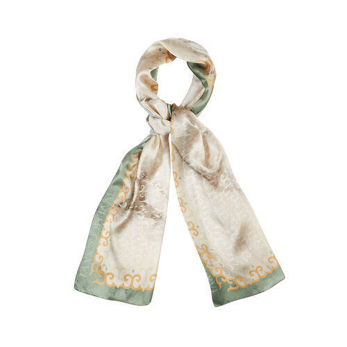 Eli Belinde Silk Twill Scarf Model 06