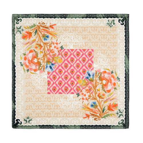Embroidery Silk Twill Pocket Square Model 05