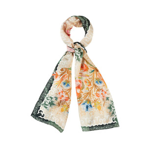 Embroidery Silk Twill Scarf Model 03 - Thumbnail