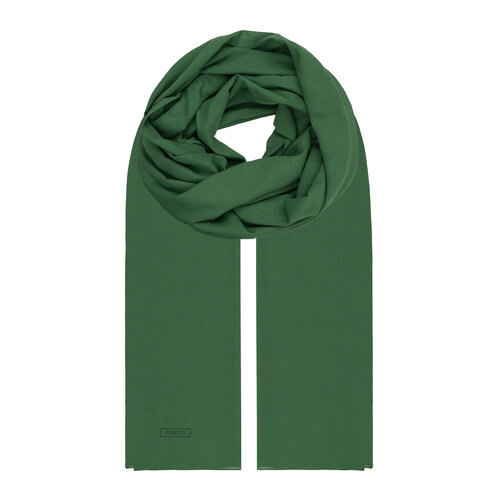 Emerald Green Plain Cotton Scarf