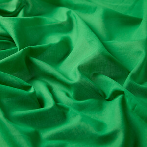 ipekevi - Emerald Green Plain Cotton Scarf (1)