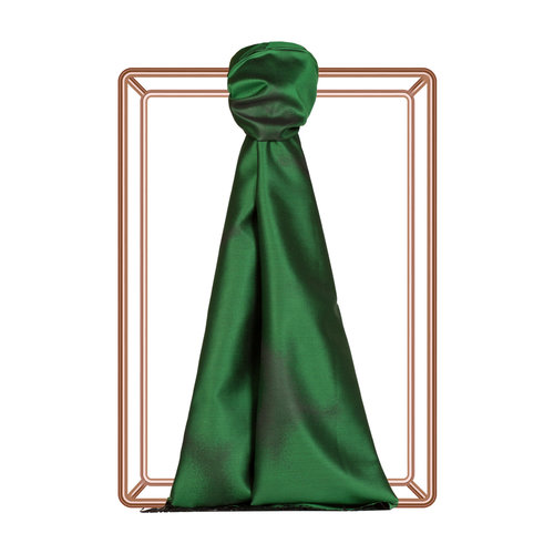 Emerald Green Spray Paint Print Silk Scarf