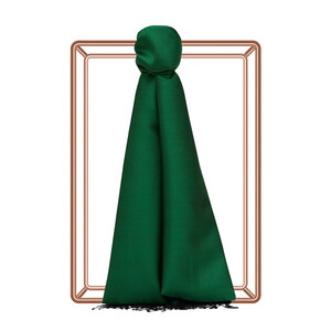 ipekevi - Emerald Petrol Reversible Silk Scarf (1)