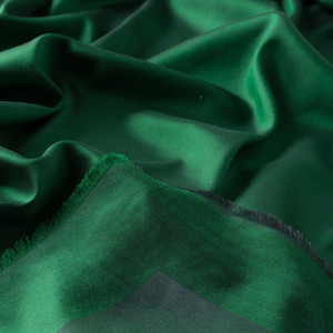 Emerald Reversible Silk Scarf - Thumbnail