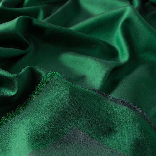 Emerald Reversible Silk Scarf