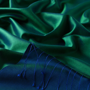 ipekevi - Emerald Sax Reversible Scarf (1)