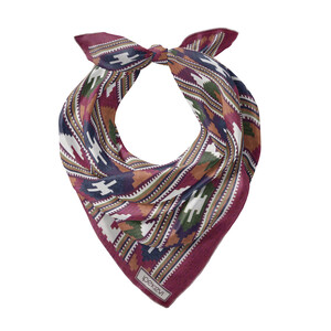 ipekevi - Erguvan Kuşak Saten İpek Mendil (1)