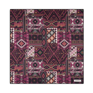 ipekevi - Erguvan Sihirli Halı Saten İpek Mendil 