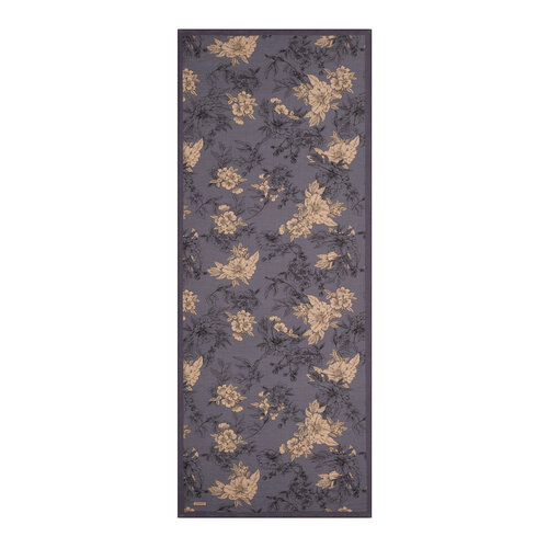 Fig Purple Azalea Print Tencel Scarf