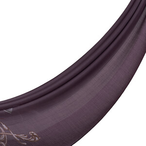 ipekevi - fig Purple Baroque Signature Tencel Scarf
