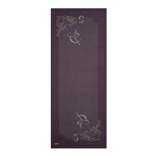 fig Purple Baroque Signature Tencel Scarf