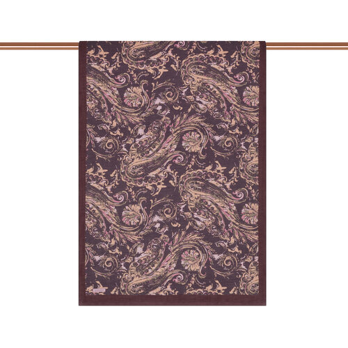 Fig Purple Breeze Print Tencel Scarf