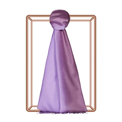 Fig Purple Gradient Silk Scarf