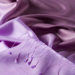 Fig Purple Gradient Silk Scarf - Thumbnail