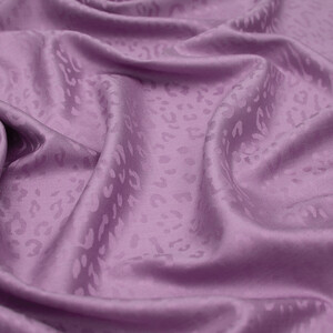 ipekevi - Fig Purple Leopard Jacquard Silk Scarf (1)
