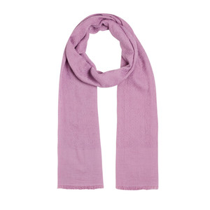 Fig Purple Maze Print Cotton Scarf - Thumbnail