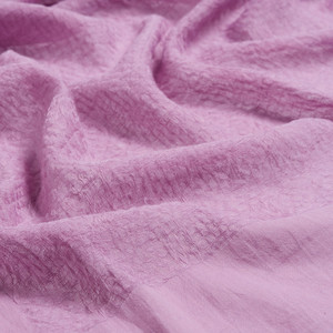 Fig Purple Maze Print Cotton Scarf - Thumbnail