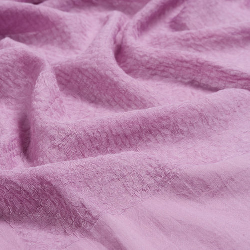 Fig Purple Maze Print Cotton Scarf