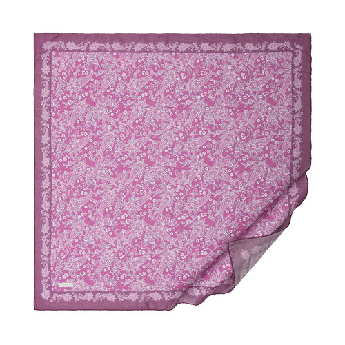 Fig Purple Mezopotamya Model 06 Print Tencel Scarf