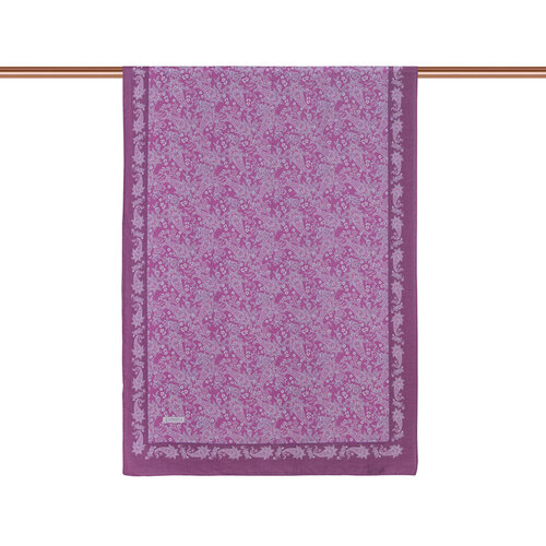 Fig Purple Mezopotamya Model 06 Print Tencel Scarf