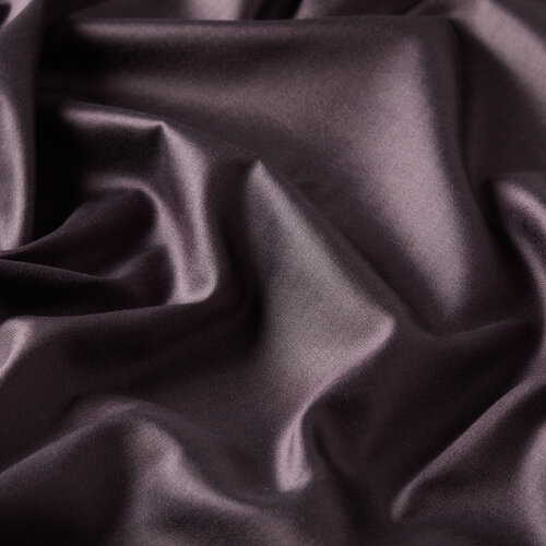 Fig Purple Plain Silk Scarf