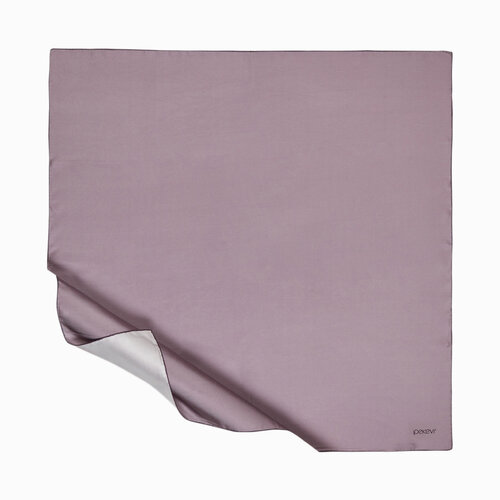 Fig Purple Plain Silk Twill Scarf