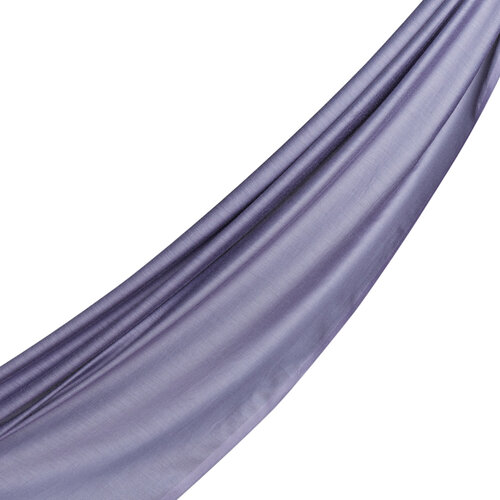 Fig Purple Reversible Cotton Silk Scarf