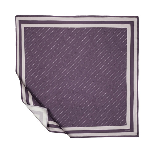 Fig Purple Signature Silk Twill Scarf
