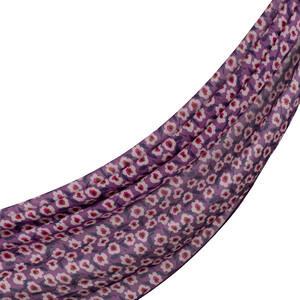 ipekevi - Fig Purple Spring Flowers Cotton Scarf