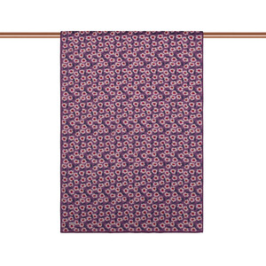 ipekevi - Fig Purple Spring Flowers Cotton Scarf (1)