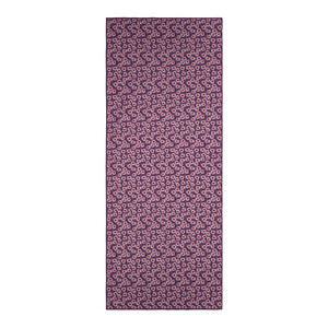 Fig Purple Spring Flowers Cotton Scarf - Thumbnail
