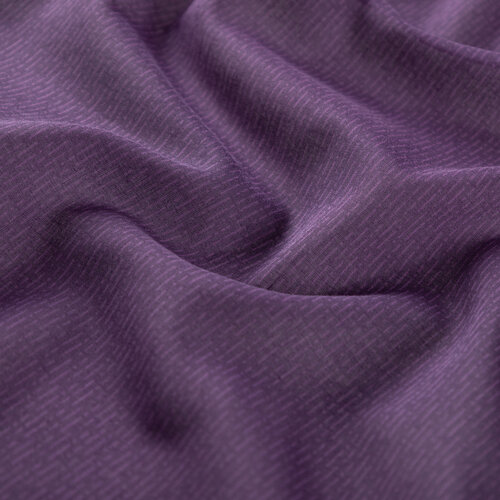 Fig Purple Striped Cotton Scarf