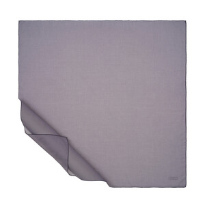 Fig Purple Plain Cotton Scarf - Thumbnail