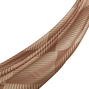 ipekevi - شال رايون وقطن بتصميم هندسي لون ترابي فاتح ipekevi - شال رايون وقطن بتصميم هندسي لون ترابي فاتح