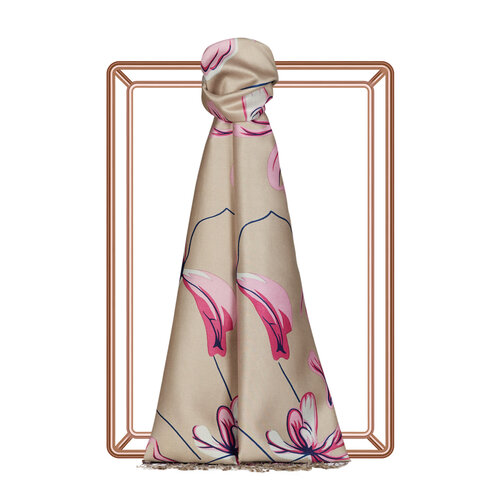 Foundation Freesia Print Silk Shawl