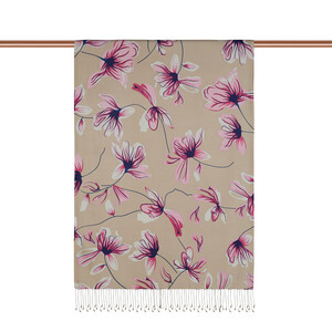 Foundation Freesia Print Silk Shawl - Thumbnail