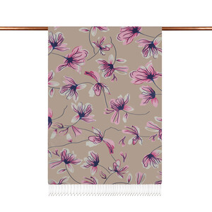 ipekevi - Foundation Freesia Print Silk Shawl (1) ipekevi - Foundation Freesia Print Silk Shawl (1)