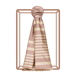 Foundation Meridian Striped Silk Scarf - Thumbnail