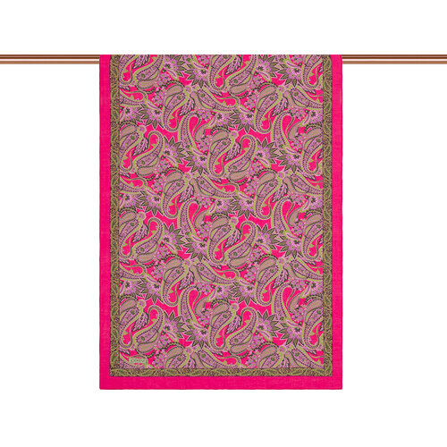 Fuchsia Armoni Print Tencel Scarf