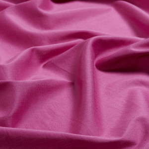 Fuchsia Bordered Cotton Silk Scarf - Thumbnail