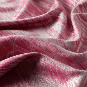 ipekevi - Fuchsia Glory Silvery Silk Scarf (1)