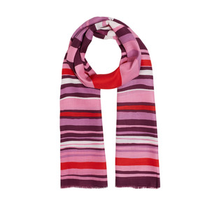 Fuchsia Harvest Season Cotton Modal Scarf - Thumbnail